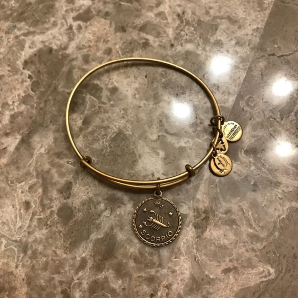 Alex and Ani Scorpio Bracelet in Gold